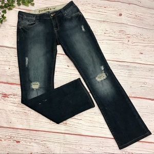 MAVI VANESSA Bootcut Ripped Stretch Denim Jeans